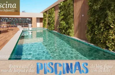 Vog itpuã| apartamentos a partir de 41m²| 2 suítes| 1 vaga| a poucos metros da praia