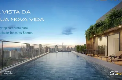 Seven graça| apartamentos com 38m²| vaga rotativa| empreendimento alto padrão