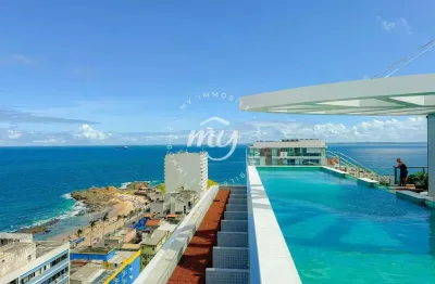 Salvador | apartamento quarto e sala| vista mar| 34m²| 1 vagas| na barra