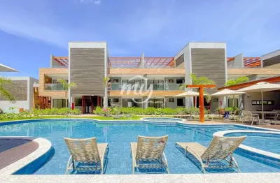 Itacimirim| village térreo com garden| 105m²| 2 suítes| 2 vagas| reserva perla laguna