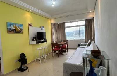 Imóvel para venda com 1 dormitório, frente à praia, com vista panorâmica para o mar, na praia do gonzaguinha - são vicente - sp