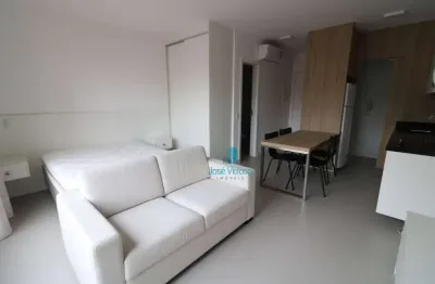 Apartamento com 1 dormitório, 30 m² - venda por r$ 420.000,00 ou aluguel por r$ 2.730,00/mês - centro cívico - curitiba/pr