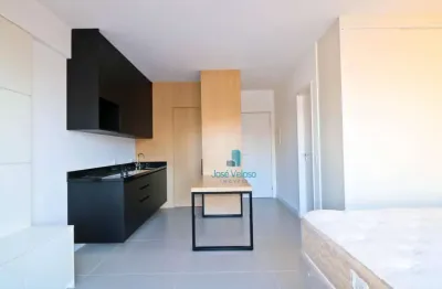 Apartamento studio mobiliado para alugar, 30 m² por r$ 2.150/mês - centro cívico - curitiba/pr