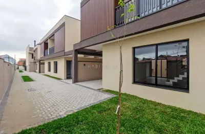 Casa em condomínio fechado com 3 quartos à venda na rua major theolindo ferreira ribas, boqueirão, curitiba, 107 m2 por r$ 699.000