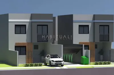 Casa em condomínio fechado com 2 quartos à venda na rua arapoti, sítio cercado, curitiba, 57 m2 por r$ 374.000