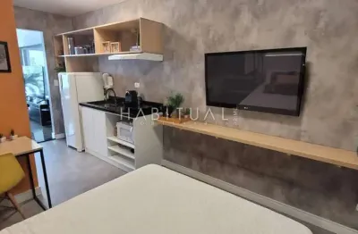 Kitnet / stúdio à venda na avenida república argentina, 2195, portão, curitiba, 20 m2 por r$ 347.802