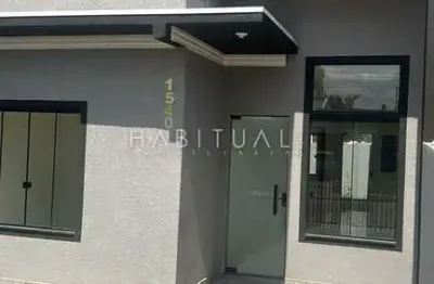 Casa com 3 quartos à venda na rua londres, gralha azul, fazenda rio grande, 59 m2 por r$ 335.000