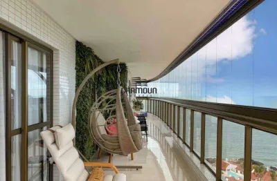 Cobertura linear deslumbrante de frente para o mar a venda em guarapari com vista para prainha e praia do morro!