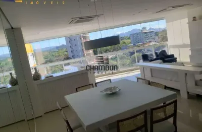 Apartamento a venda com 4 quartos, sendo 3 suítes, todo mobiliado, 4 vagas de garagem e lazer completo na praia da bacutia, guarapari