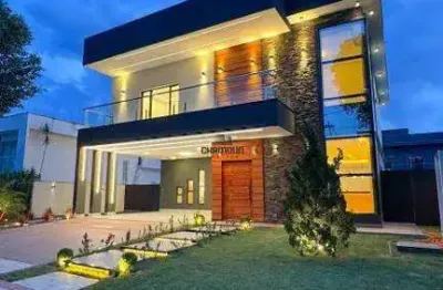 Casa em condomínio fechado com 4 quartos à venda na Alameda Curió, Alphaville Jacuhy, Serra
