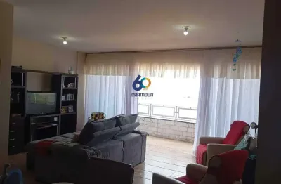 Apartamento frente para o mar, sala com 2 ambientes com varanda, 3 quartos sendo um suíte na praia do morro