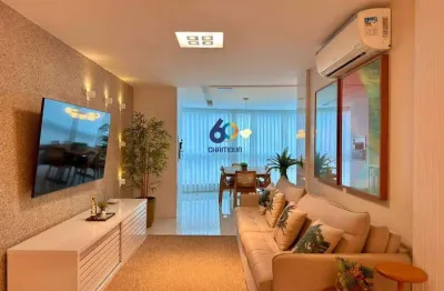 Apartamento de 3 quartos com vista para o mar finamente mobiliado na praia do morro