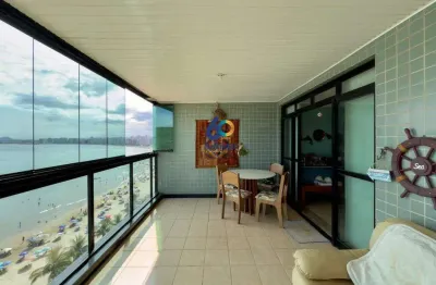Cobertura frente mar em guarapari – 271 m², 4 dormitórios, 2 suítes, mobiliada