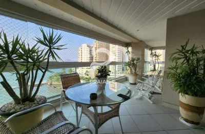 Apartamento com 4 quartos à venda na avenida general monteiro de barros, --, jardim astúrias, guarujá por r$ 2.500.000