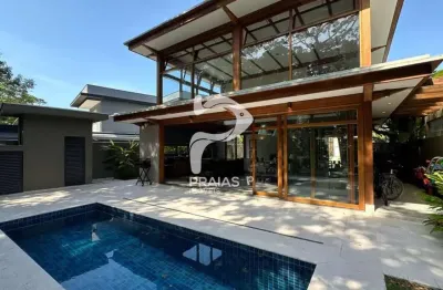 Casa em condomínio fechado com 3 quartos à venda na alameda canavieira, --, riviera, bertioga por r$ 5.800.000