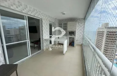 Apartamento com 3 quartos à venda na avenida general rondon, --, jardim astúrias, guarujá por r$ 1.170.000