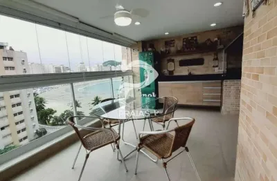 Apartamento com 3 quartos à venda na das galhetas x rua costa esmeralda, --, jardim astúrias, guarujá por r$ 1.600.000