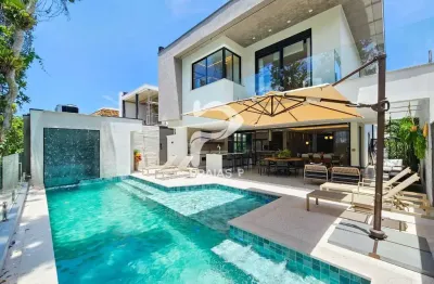 Casa em condomínio fechado com 6 quartos à venda na alameda santa cruz, --, riviera, bertioga por r$ 11.700.000