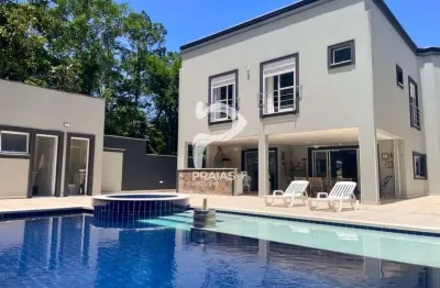Casa em condomínio fechado com 6 quartos à venda na passeio do rocio, --, riviera, bertioga por r$ 5.600.000