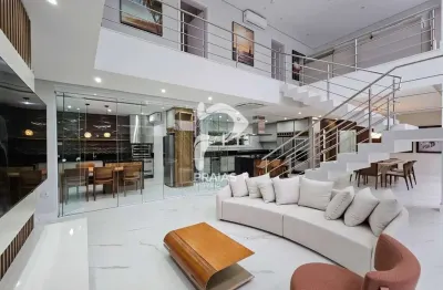 Casa em condomínio fechado com 5 quartos à venda na alameda são miguel, --, riviera, bertioga por r$ 6.800.000