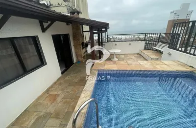 Cobertura com 2 quartos à venda na rua dona vitória, --, enseada, guarujá por r$ 650.000