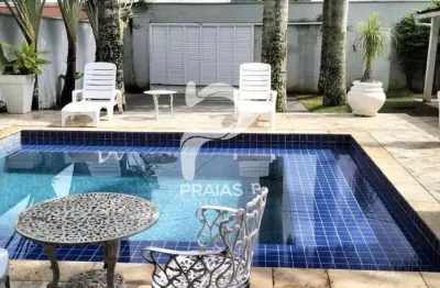 Casa com 4 quartos à venda na avenida das mangueiras, --, balneário praia do pernambuco, guarujá por r$ 1.140.000