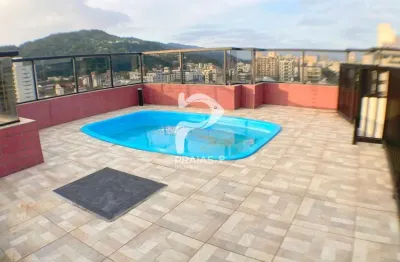 Cobertura com 2 quartos à venda na rua dona vitória, --, enseada, guarujá por r$ 580.000