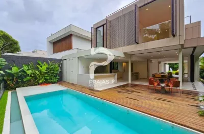 Casa em condomínio fechado com 6 quartos à venda na alameda san salvador, --, riviera, bertioga por r$ 10.000.000