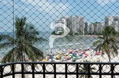 Apartamento com 4 quartos à venda na avenida general monteiro de barros, --, jardim astúrias, guarujá por r$ 1.800.000
