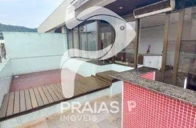 Cobertura com 4 quartos à venda na avenida gérson maturani, --, enseada, guarujá por r$ 750.000