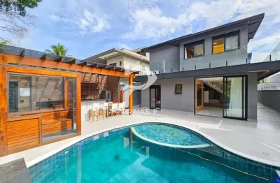 Casa em condomínio fechado com 6 quartos à venda na alameda potiguar, --, riviera, bertioga por r$ 5.800.000