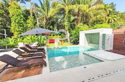 Casa em condomínio fechado com 6 quartos à venda na alameda do serrado, --, riviera, bertioga por r$ 8.500.000