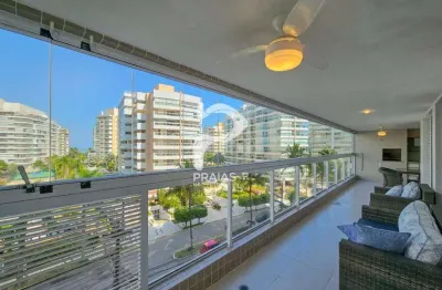 Apartamento com 4 quartos à venda na passeio do pontal, --, riviera, bertioga por r$ 3.200.000