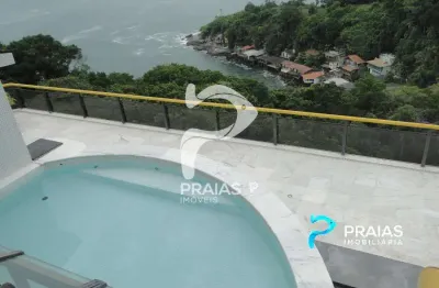 Cobertura com 4 quartos à venda na dois, --, morro sorocotuba, guarujá por r$ 3.300.000
