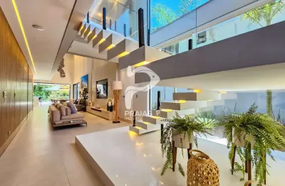 Casa em condomínio fechado com 6 quartos à venda na alameda baguio, --, riviera, bertioga por r$ 7.450.000