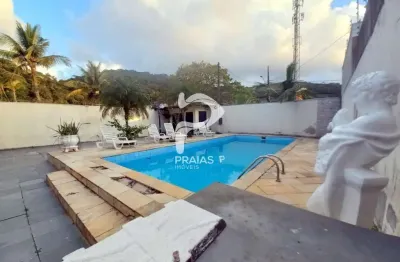 Casa com 5 quartos à venda na rua dos hibiscos, --, balneário praia do pernambuco, guarujá por r$ 850.000
