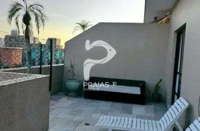 Cobertura com 3 quartos à venda na avenida dom pedro i, --, enseada, guarujá por r$ 640.000