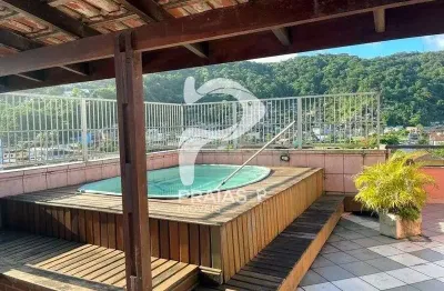 Cobertura com 2 quartos à venda na norberto lopes de freitas, --, enseada, guarujá por r$ 450.000