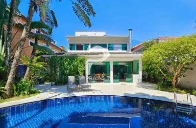 Casa em condomínio fechado com 4 quartos à venda na alameda caiaue, --, riviera, bertioga por r$ 7.500.000
