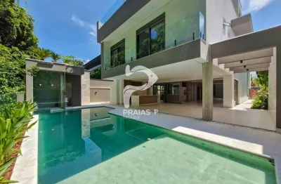 Casa em condomínio fechado com 6 quartos à venda na alameda santa cruz, --, riviera, bertioga por r$ 13.900.000