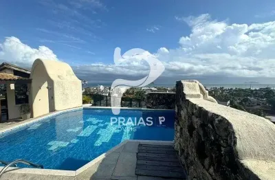 Cobertura com 4 quartos à venda na julio prestes de albuquerque, --, enseada, guarujá por r$ 2.500.000