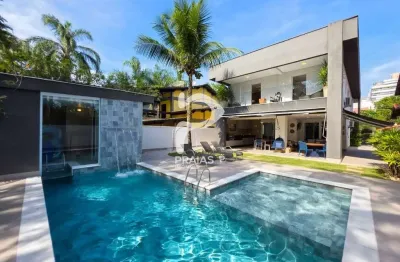 Casa em condomínio fechado com 6 quartos à venda na alameda do pampa, --, riviera, bertioga por r$ 6.800.000