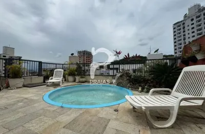 Cobertura com 3 quartos à venda na luiz del nero, --, jardim astúrias, guarujá por r$ 800.000