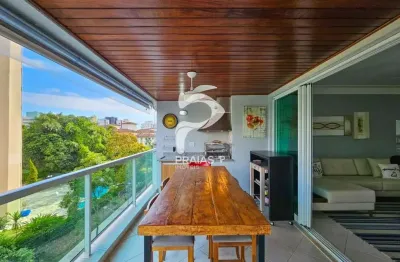 Apartamento com 4 quartos à venda na alameda nina, --, riviera, bertioga por r$ 3.600.000