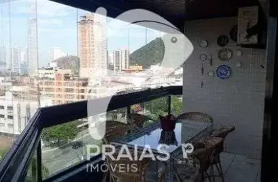 Apartamento com 2 quartos à venda na avenida dom pedro i, --, enseada, guarujá por r$ 580.000