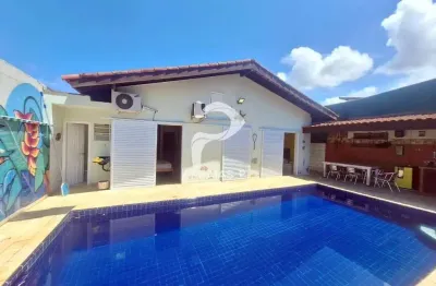 Casa em condomínio fechado com 4 quartos à venda na issano itano, --, balneario praia do perequê, guarujá por r$ 900.000