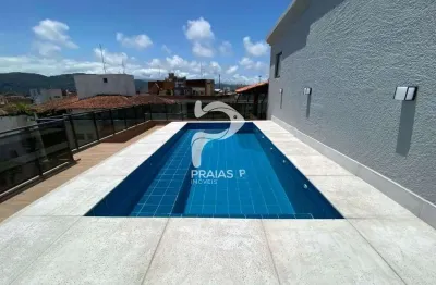 Cobertura com 3 quartos à venda na rua dos bancários, --, enseada, guarujá por r$ 980.000