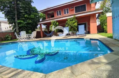 Casa em condomínio fechado com 5 quartos à venda na nicolau vitiello (rua 45), --, jardim acapulco, guarujá por r$ 2.100.000