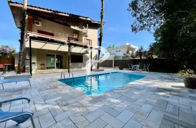 Casa em condomínio fechado com 3 quartos à venda na passeio do ipê, --, riviera, bertioga por r$ 3.500.000