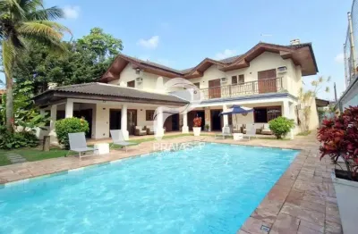 Casa em condomínio fechado com 6 quartos à venda na luiz alberto penellas filho (rua 75), --, jardim acapulco, guarujá por r$ 2.600.000